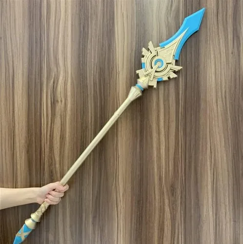 Vista 2 de Fantasy Game Genshin Impact Cosplay Espada de Espuma Cetro Espada Arma Disfraz Niños (Varía Estilo)
