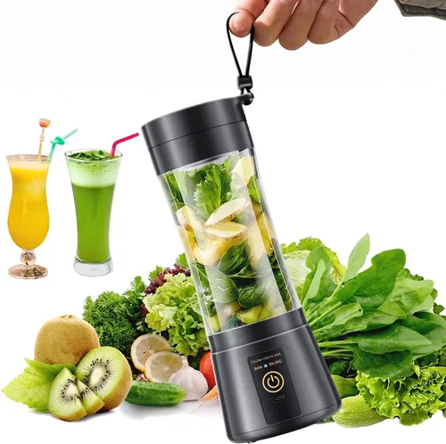 Vista 11 de Batidora de batido de una sola porción, recién exprimida en la cocina Melocotón