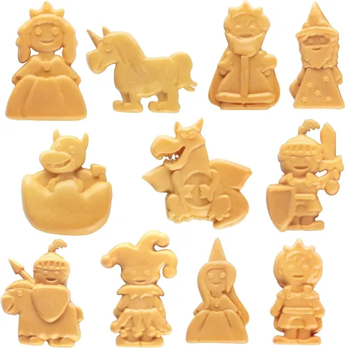 Vista 3 de Fantasy Castle Waffle Maker- Hornear y construir castillo de gofres o panqueques Shaped Like Bricks Knights Princesses Dragons & More- Electric
