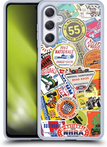 Vista 11 de Head Case Designs Officially Licensed National Hot Rod Association Camouflage Logo Graphics Gel Case [Military Grade Protection] Compatible with