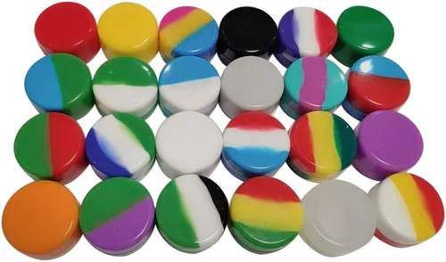 Vista 8 de Gentcy contenedores de silicona para aceite de cera concentrado, 3 ml, Multicolor