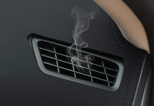 Vista 6 de Cubierta de cuero negro para tablero de automóvil, alfombrilla para salpicadero de automóvil, compatible con Nissan Sentra 2020-2021-2022-2023