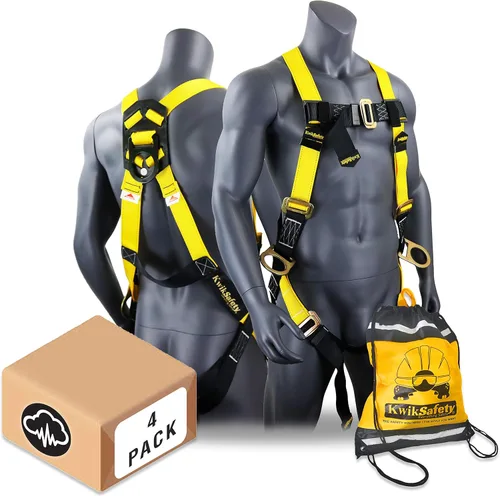 Vista 13 de KwikSafety - Fall Protection Safety Harness - Construction & Roofing Fall Arrest Safety Harnesses - ANSI OSHA Compliant