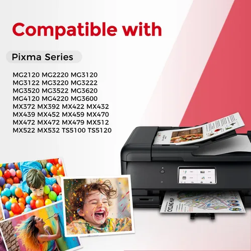 Vista 2 de Ubinki 240XL 241XL Cartucho de tinta compatible de repuesto para Canon Ink 240 241 Combo PG-240 CL-241 XL para impresoras MG3620 MG3600 TS5120