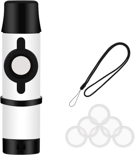 Vista 10 de RANMING Instrumento musical profesional Kazoo para adultos y amantes de la música, con 6 cañas adicionales para fiestas de cumpleaños, actuaciones