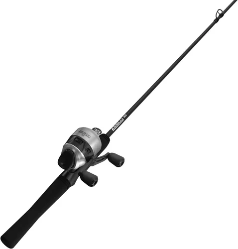 Vista 9 de Zebco 33 Spincast Reel and Fishing Rod Combo, 6-Foot 2-Piece Fiberglass Rod with EVA Handle, Quickset Anti-Reverse Fishing Reel with Bite Alert