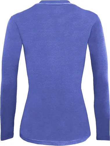 Vista 16 de Natural Uniforms Camiseta Under Scrub para mujer, cuello redondo, manga larga, paquete de 3, paquete múltiple de 3