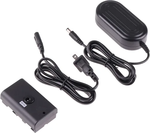 Vista 3 de Foto4easy - Adaptador de corriente alterna con batería ficticia NP-F, upler de CC para Sony NP-F970 NP-F960 NP-F770 NP-F750 NP-F550 para alimentar