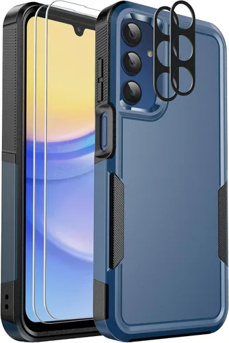 Vista 11 de Funda para teléfono Samsung Galaxy A15 5G, [protección contra caídas de grado militar de 15 pies]