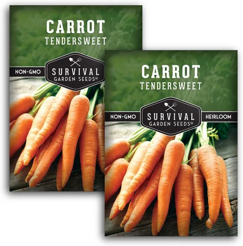 Vista 10 de 1 paquete de semillas de zanahoria tiernas para plantar, paquete con instrucciones para cultivar zanahorias naranjas largas y crujientes en tu