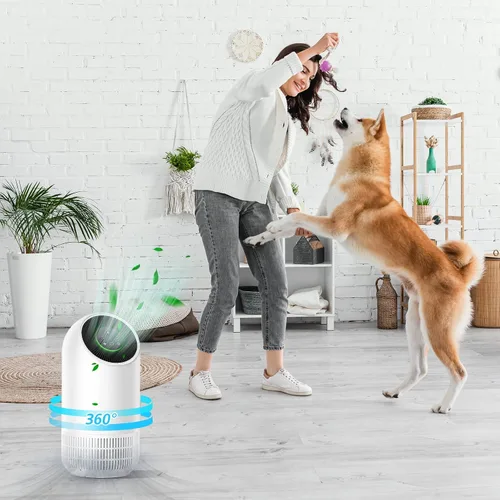Vista 6 de Paquete de 2 filtros de repuesto Hepa compatibles con Afloia Fillo/Halo/para Mooka Allo, filtración HEPA 3 en 1 para reemplazo de filtro purificador
