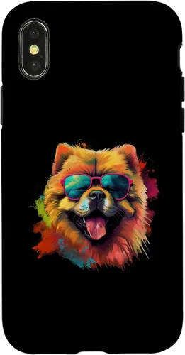 Vista 4 de iPhone 14 Chow Chow Dog Raza de perro chino para un Chow Chow Lover Case