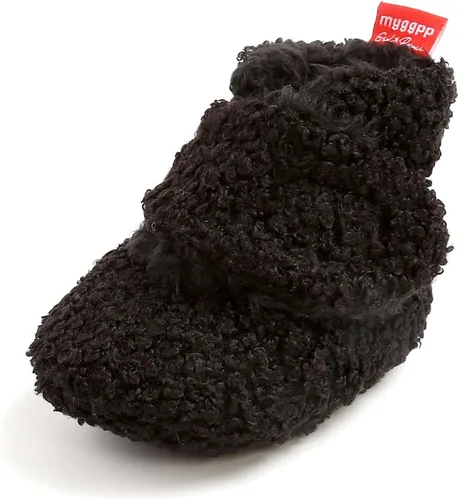 Vista 6 de Botines para bebés, recién nacidos, niños y niñas, pantuflas cálidas para cuna, calcetines para interiores, primeros caminantes