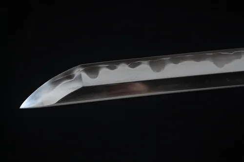 Vista 6 de Katanas japonesas de tres clips de acero, espadas japonesas reales hechas a mano, espadas catana funcionales de 41 pulgadas