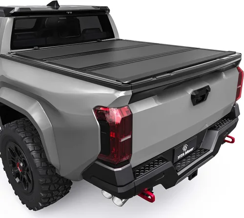 Vista 10 de YITAMOTOR - Cubierta suave enrollable para plataforma de camioneta, Tonneau, compatible con Toyota Tacoma 2016-2023 (Excl. Edición Trail)