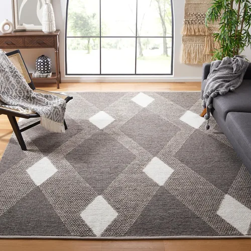 Vista 12 de SAFAVIEH Natura Collection - Alfombra de pasillo de 2 pies 3 pulgadas x 8 pies, marfil y beige, hecha a mano, lana bohemia de granja, ideal