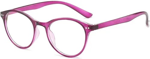 Vista 7 de Gafas retro de miopía para hombres y mujeres, uso diario, gafas de miopía, gafas de distancia para conducir Negro
