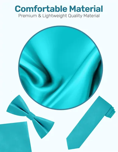 Vista 6 de S.H. Churchill & Co. Conjunto de chaleco de 4 piezas para niño, con corbatín, corbata para el cuello y pañuelo de bolsillo