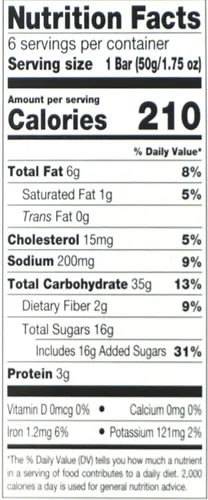 Vista 2 de Tastykake: Barras de galletas de avena y pasas 3 cajas
