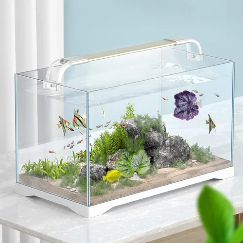 Vista 6 de WishLotus Betta Leaf, 2 piezas de hamaca artificial ligera de hoja de pez con almohadilla de hoja de betta simulada con ventosa para decoración