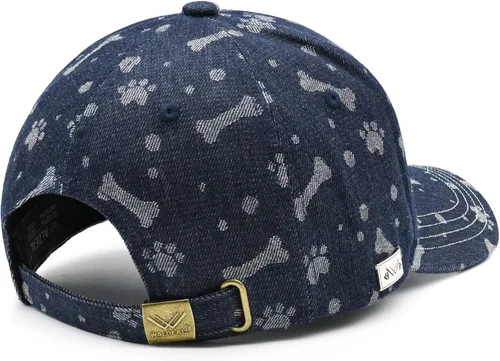 Vista 9 de Waldeal Gorra bordada de béisbol con diseño de perro para mujer, diseño de pata de jacquard, regalo para amantes