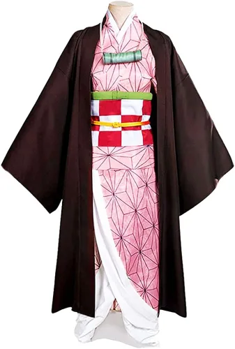Vista 2 de Kamado - Disfraz de kimono con ropa de pelo y bambú
