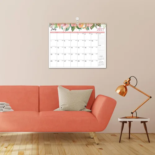 Vista 8 de Calendario 2026 – Calendario de pared 2026, enero 2026 – diciembre 2026, calendario de pared de 12 meses, 14.6 x 11.5 pulgadas, encuadernación