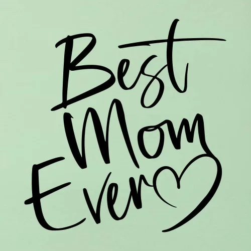 Vista 28 de Go All Out Script Best Mom Ever Heart Idea - Camiseta con cuello en V para mujer