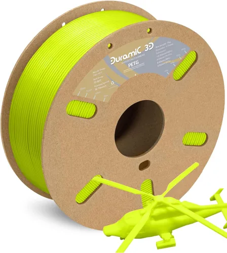 Vista 12 de DURAMIC 3D PETG Filamento 1.75mm Azul Ejército, Filamento de Impresión 3D Carrete de 1kg (2.2lbs), Filamento Azul Ejército 1.75mm Precisión