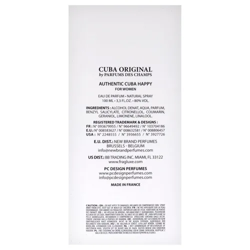 Vista 7 de Cuba Auténtico Happy for Women - Spray EDP de 3.3 oz