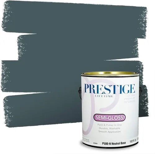 Vista 24 de Prestige Paints - 2 en 1, pintura base y pintura de exterior, E100-N-735BM