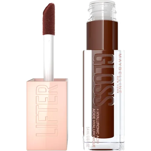 Vista 14 de Maybelline Lifter Gloss, Brillo de Labios Hidratante con Ácido Hialurónico, Alto Brillo para Labios Más Llenos, Perla, Perla Plateada Transparente
