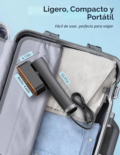 Vista 7 de Sundu Vaporizador portátil 2 en 1 para ropa Negro