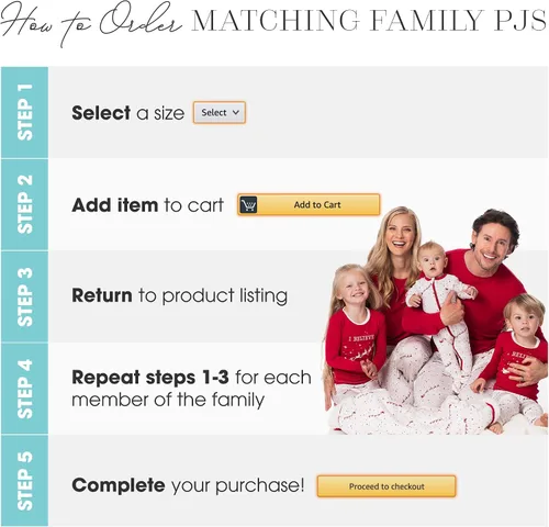 Vista 3 de KicKee Pants - Conjuntos de pijamas familiares a juego y pijamas de Navidad para la familia, pijamas