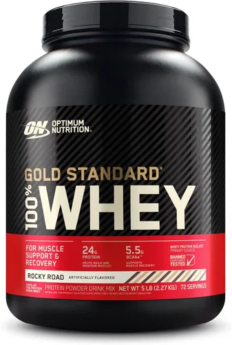 Vista 57 de Optimum Nutrition Estándar dorado 100% Proteína de Suero de Leche en Polvo, Pie de lima, 1.8 Libra