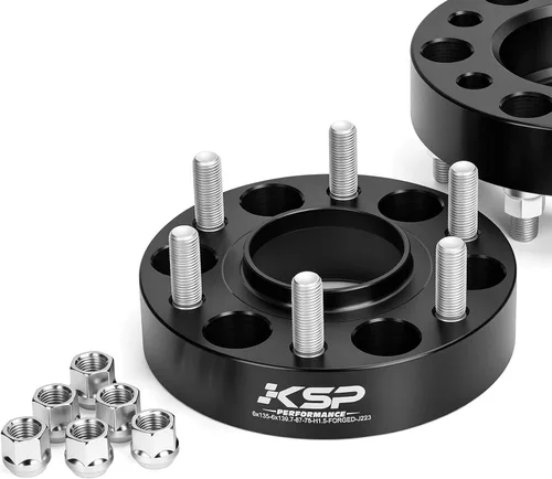 Vista 7 de Adaptadores de rueda KSP de 6 x 135 a 6 x 5.5, espaciador de conversación de patrón de pernos para rueda Silverado Ram instalar en vehículos F150