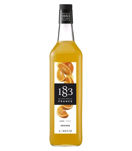 Vista 17 de 1883 Jarabe de Amaretto para bebidas, fabricado en Francia, botella de plástico de 1 litro