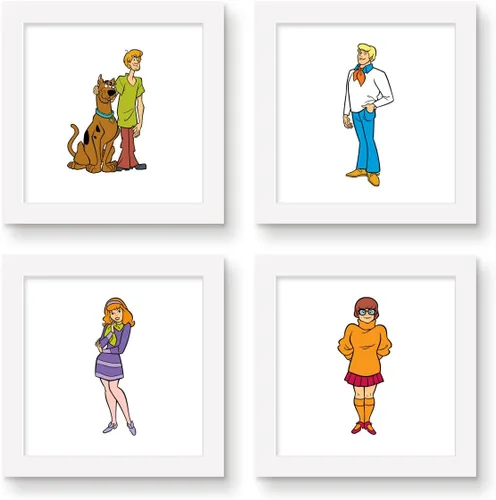Vista 7 de Trends International Gallery Pops Scooby-Doo - Mystery Crew - Paquete de arte de pared (paquete de 4)