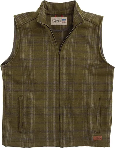 Vista 29 de Stormy Kromer The Ironwood Vest - Chaleco de invierno con cremallera para hombre, ropa de abrigo para clima frío