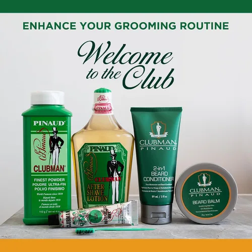 Vista 6 de Clubman Pinaud Cera para bigote con aplicador de peine, para peinado y mejora del color, marrón, 0.5 onzas (paquete de 6)