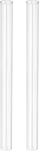 Vista 8 de Tubo de PVC transparente Tubo rígido de plástico Tubería redonda, [para iluminación, acuario, pecera] - 0.354 in de diámetro interior x 0.394 in