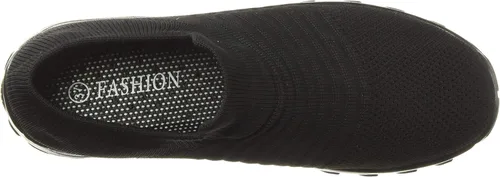 Vista 5 de Tenis de mujer para caminar, con malla y cámara de aire, sin cordones, modernos, para bailar jazz, mocasines con plataforma