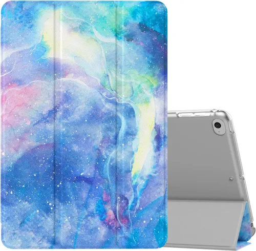 Vista 37 de MoKo Funda para iPad mini 5 2019/Mini 4 2015 (5ta/4ta Generación 7.9 pulgadas), funda delgada y ligera con soporte, con protector traslúcido