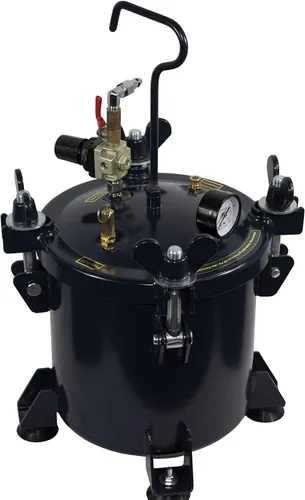 Vista 4 de CALIFORNIA AIR TOOLS 255C - Olla a presión de 2.5 galones para fundición, azul y compresor de aire portátil ligero y silencioso CAT-1P1060S
