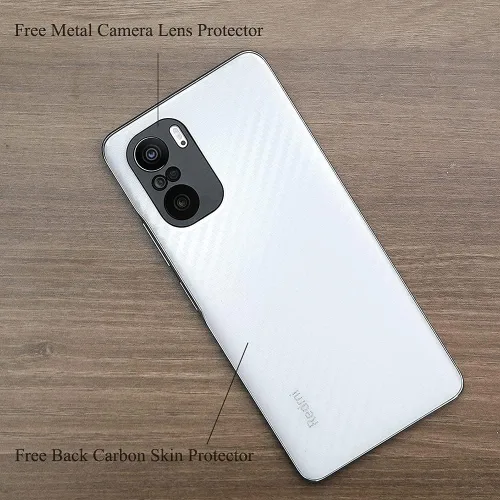 Vista 6 de Ibywind Protector de pantalla para Xiaomi Poco F3/Redmi K40/K40 Pro, con 2 piezas de vidrio templado, 1 protector de lente de cámara, 1 película
