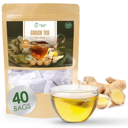 Vista 15 de NHAT ANH FARM - Bolsas de té de hoja de laurel premium, 40 bolsas de té, hoja de laurel seca 100% natural, té de hierbas naturalmente dulce, sin