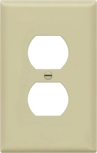 Vista 79 de ENERLITES Placa de pared dúplex para tomacorriente para receptáculos, cubierta de toma de corriente eléctrica jumbo, acabado brillante, de gran Negro