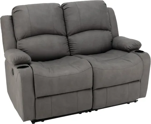 Vista 13 de Camper Comfort Asientos reclinables de pared de 58 pulgadas Sofá reclinable doble Sofá RV Asientos de teatro Muebles