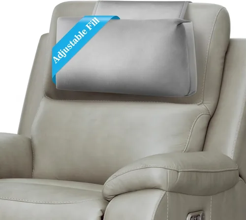 Vista 11 de Almohada para Reposacabezas de Sillón Reclinable, Almohada de Soporte Ajustable y Cómoda para Cuello y Cabeza, Reposacabezas de Terciopelo Suave