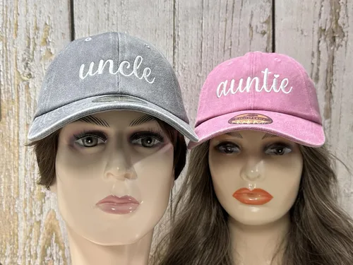 Vista 19 de Sombreros bordados para tío tía, abuelo, abuela, mamá, mini
